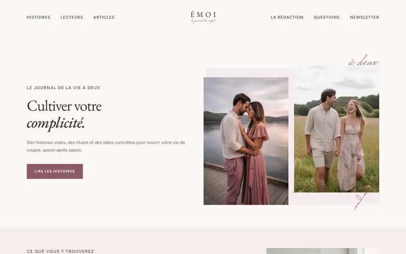Aperçu design Émoi