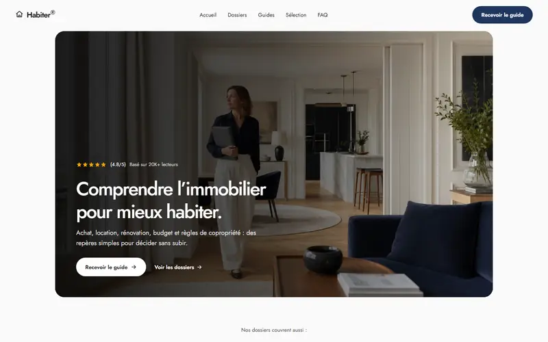Aperçu design Habiter