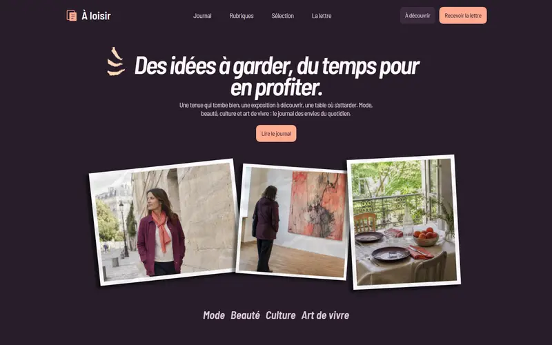 Aperçu design À loisir
