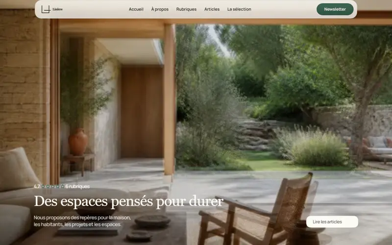 Aperçu design Lisière
