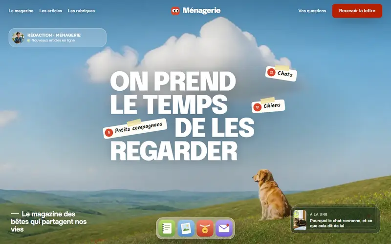 Aperçu design Ménagerie