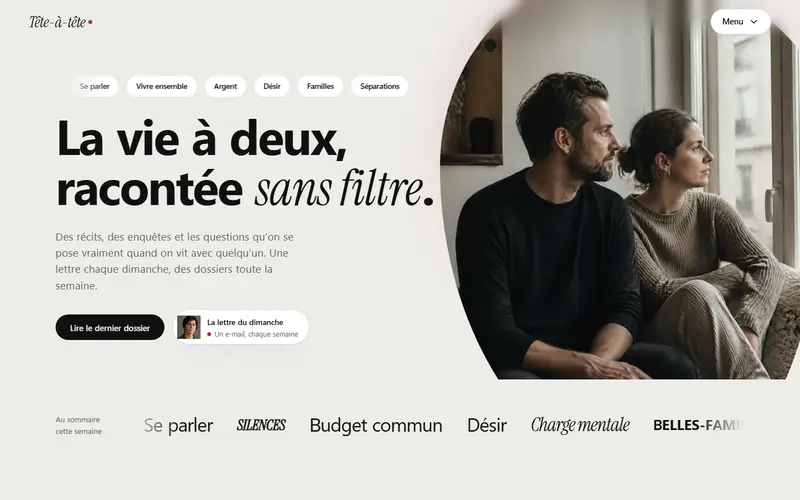 Aperçu design Tête-à-tête