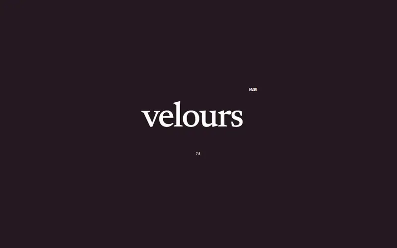 Aperçu design Velours