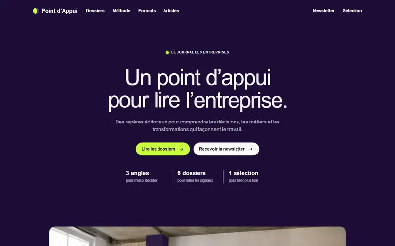 Aperçu design Point d’Appui