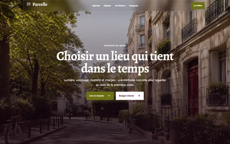 Aperçu design Parcelle