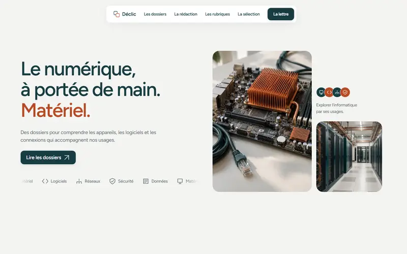 Aperçu design Déclic